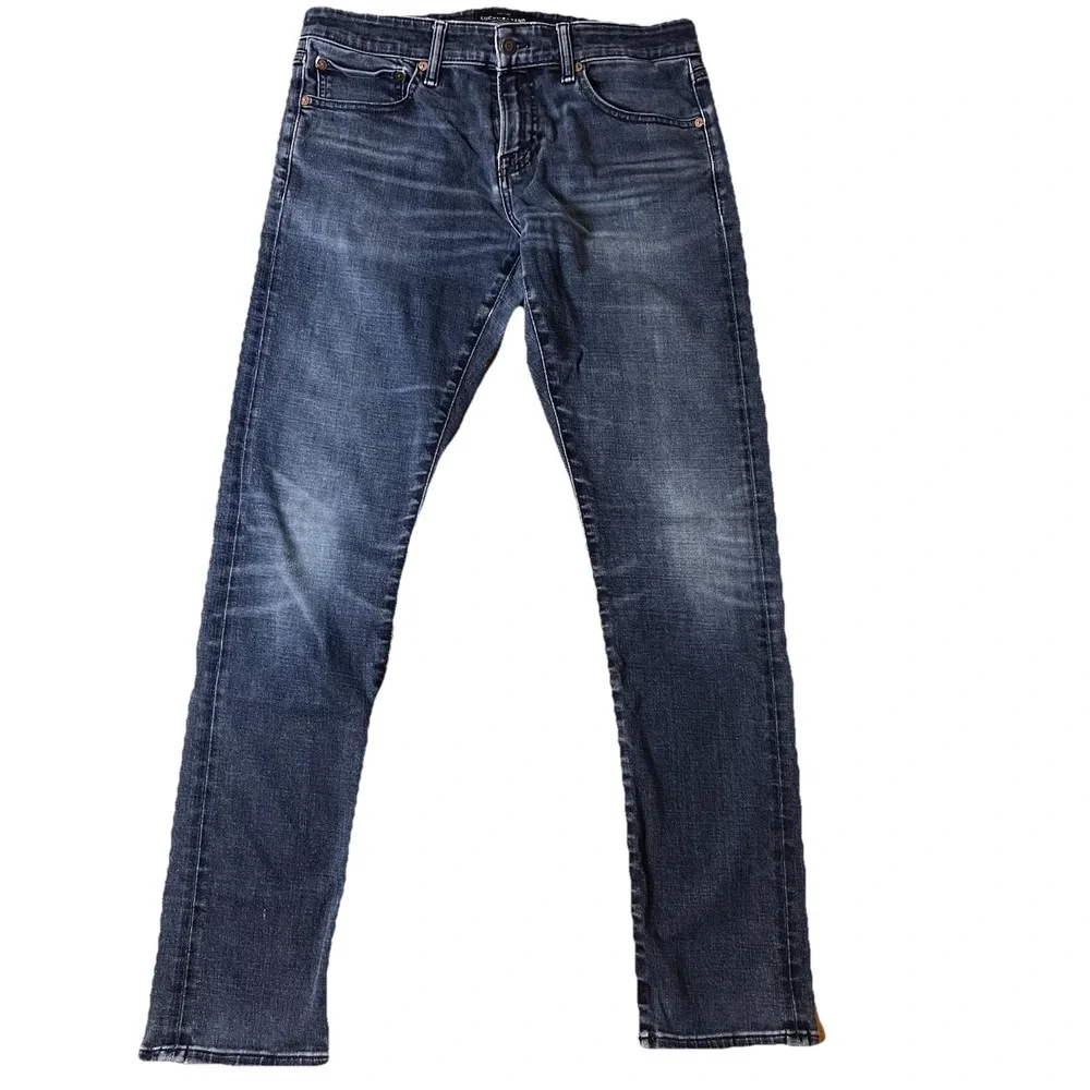 Lucky Brand jeans men's 32X31 blue denim 110 Skinny medium wash stretch